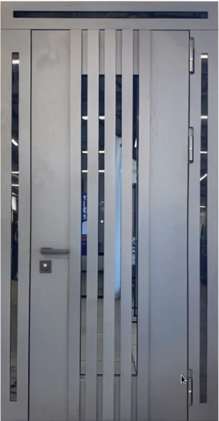 Входная дверь Feuer-10 (Порошковое напыление / Винилискожа)